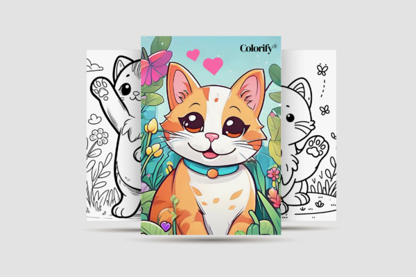 Cats Coloring Book Pages PDF