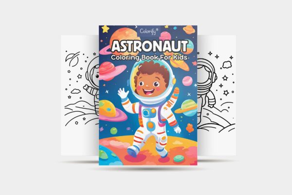 Astronaut Coloring Book for Kids